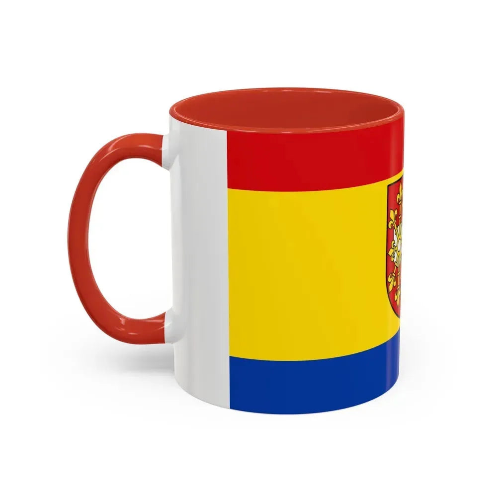 Flag of Kleve Germany - Accent Coffee Mug - Go Mug Yourself