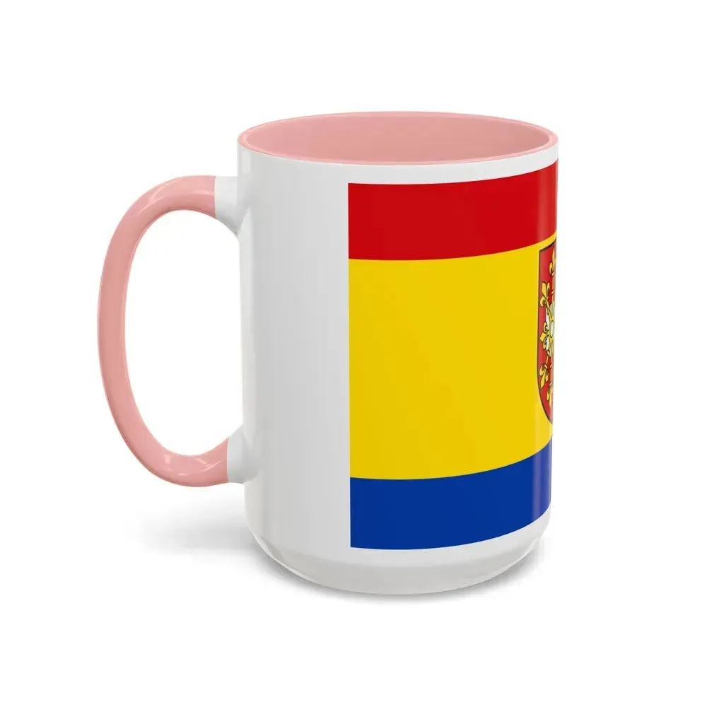 Flag of Kleve Germany - Accent Coffee Mug - Go Mug Yourself