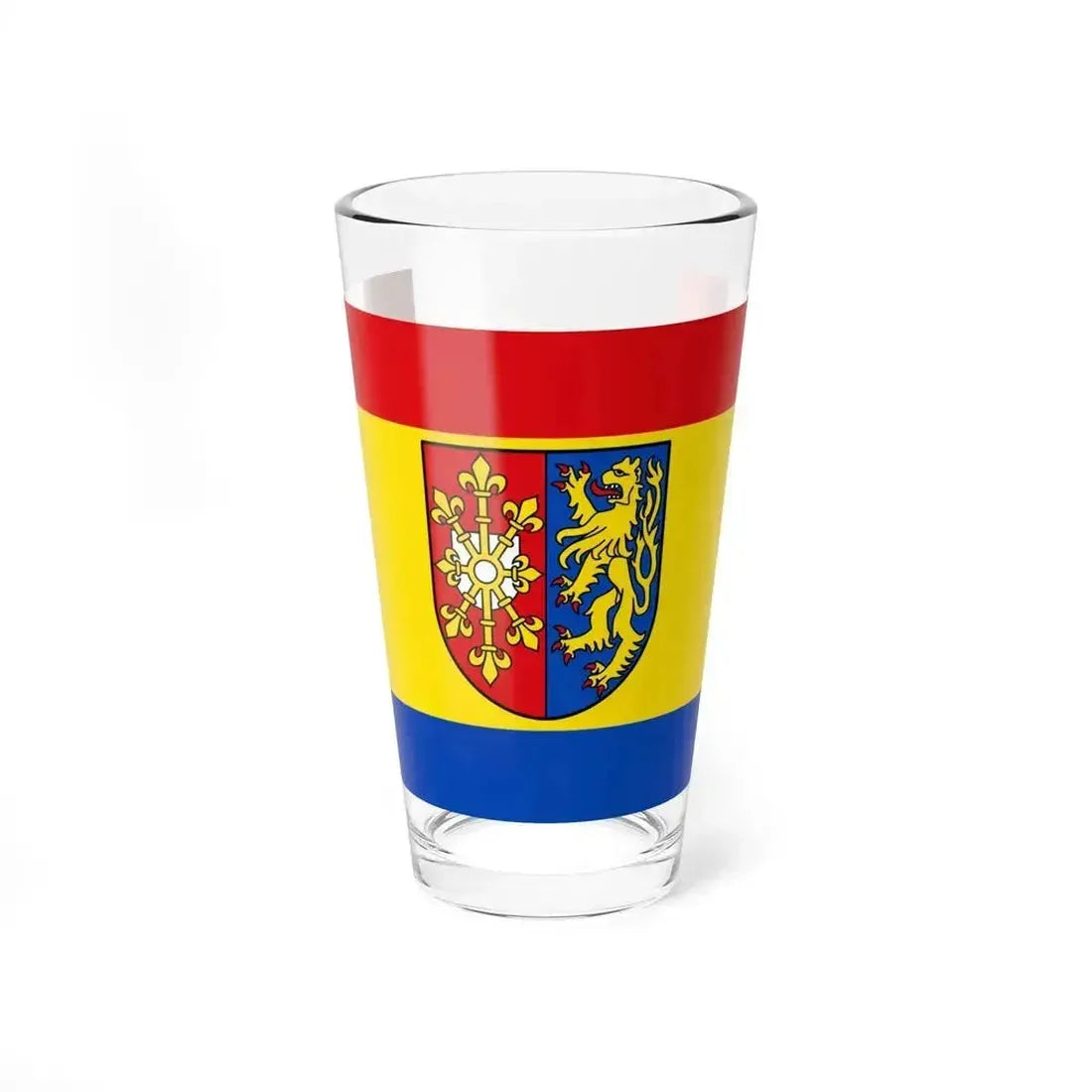 Flag of Kleve Germany - Pint Glass 16oz 16oz - Go Mug Yourself