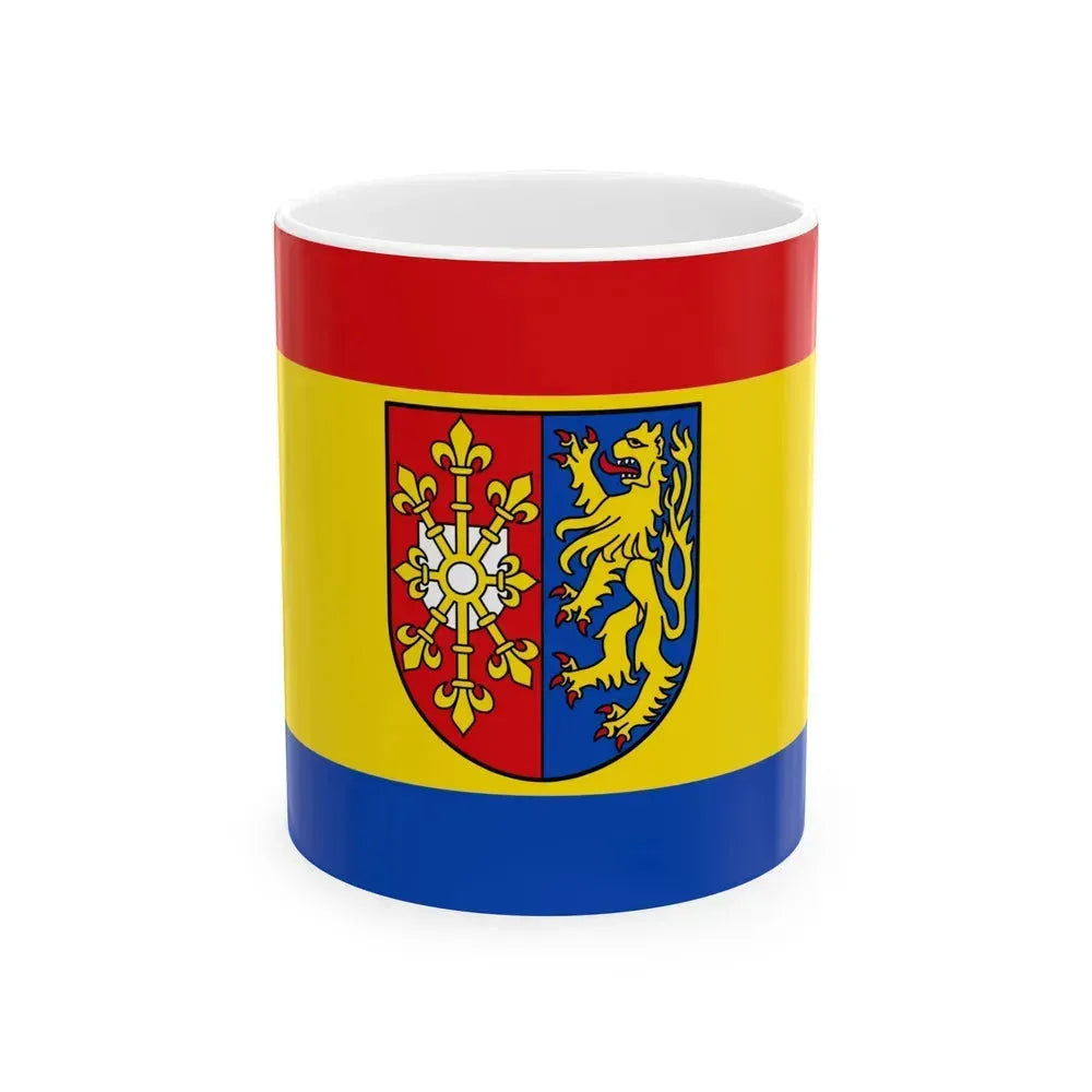 Flag of Kleve Germany - White Coffee Mug 11oz - Go Mug Yourself