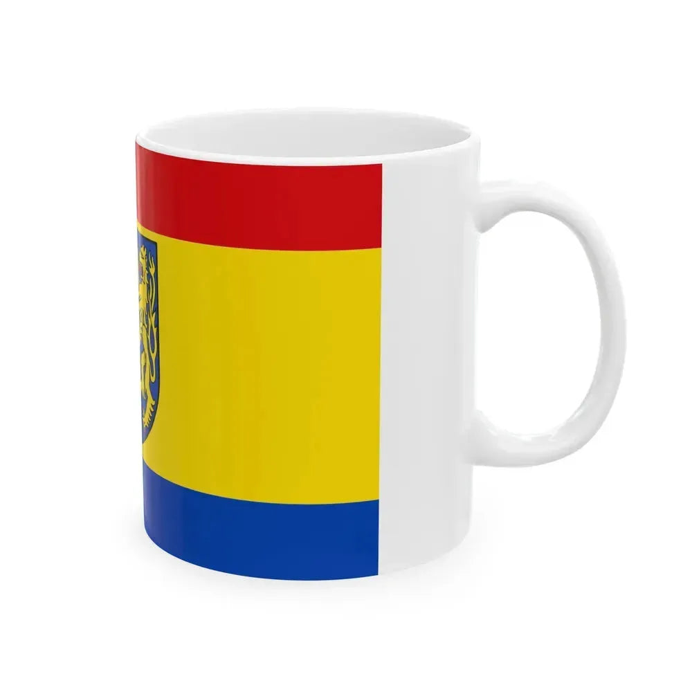 Flag of Kleve Germany - White Coffee Mug - Go Mug Yourself