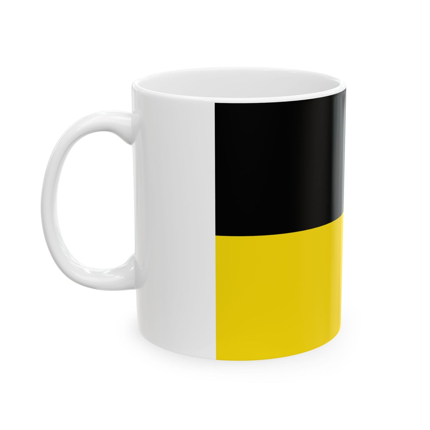 Flag of Kluisbergen (Belgium) White Coffee Mug-Go Mug Yourself