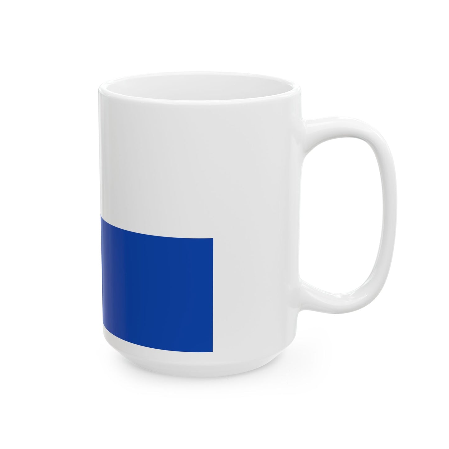 Flag of Kluisbergen (Belgium) White Coffee Mug-Go Mug Yourself