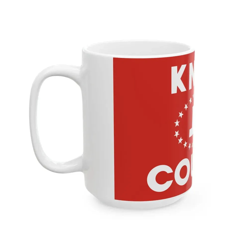 Flag of Knox County Ohio (United States) White Coffee Mug - Go Mug Yourself