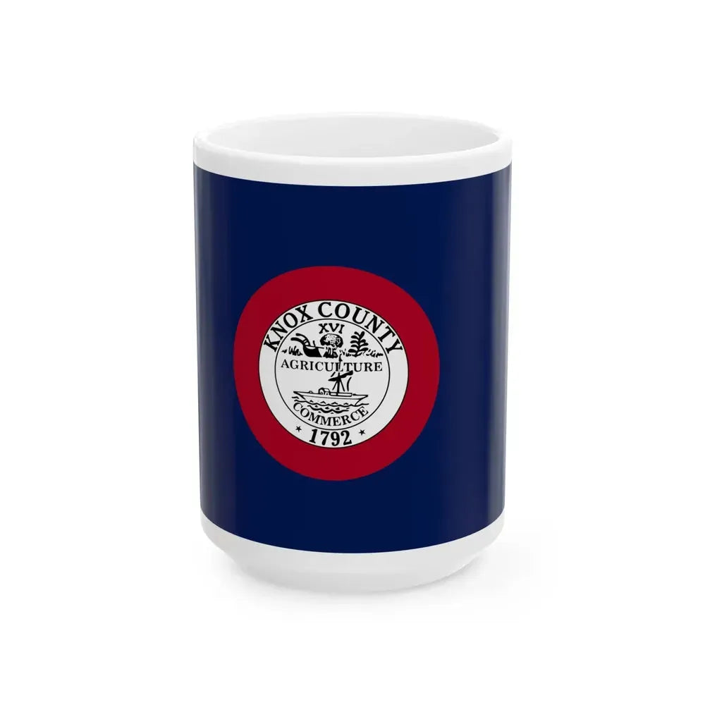 Flag of Knox County Tennessee (United States) White Coffee Mug 15oz - Go Mug Yourself