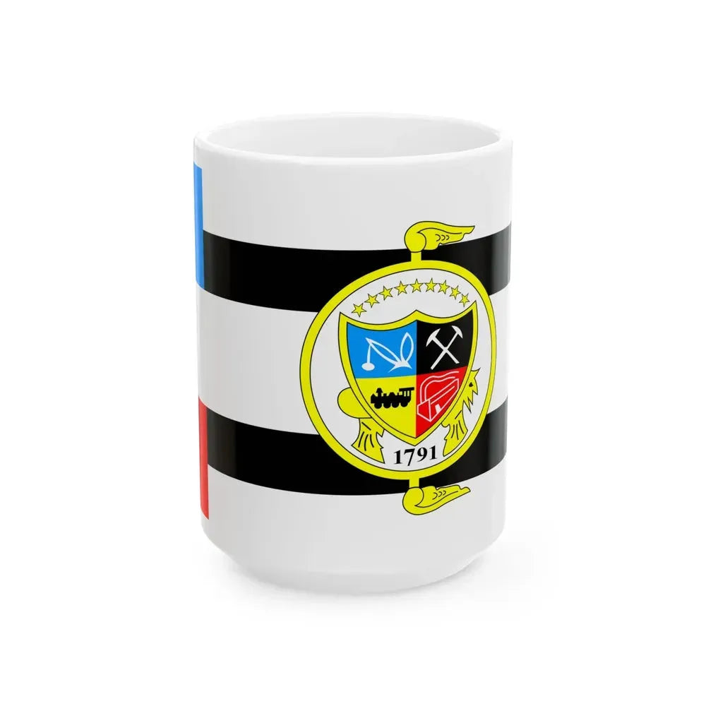 Flag of Knoxville Tennessee (United States) White Coffee Mug 15oz - Go Mug Yourself