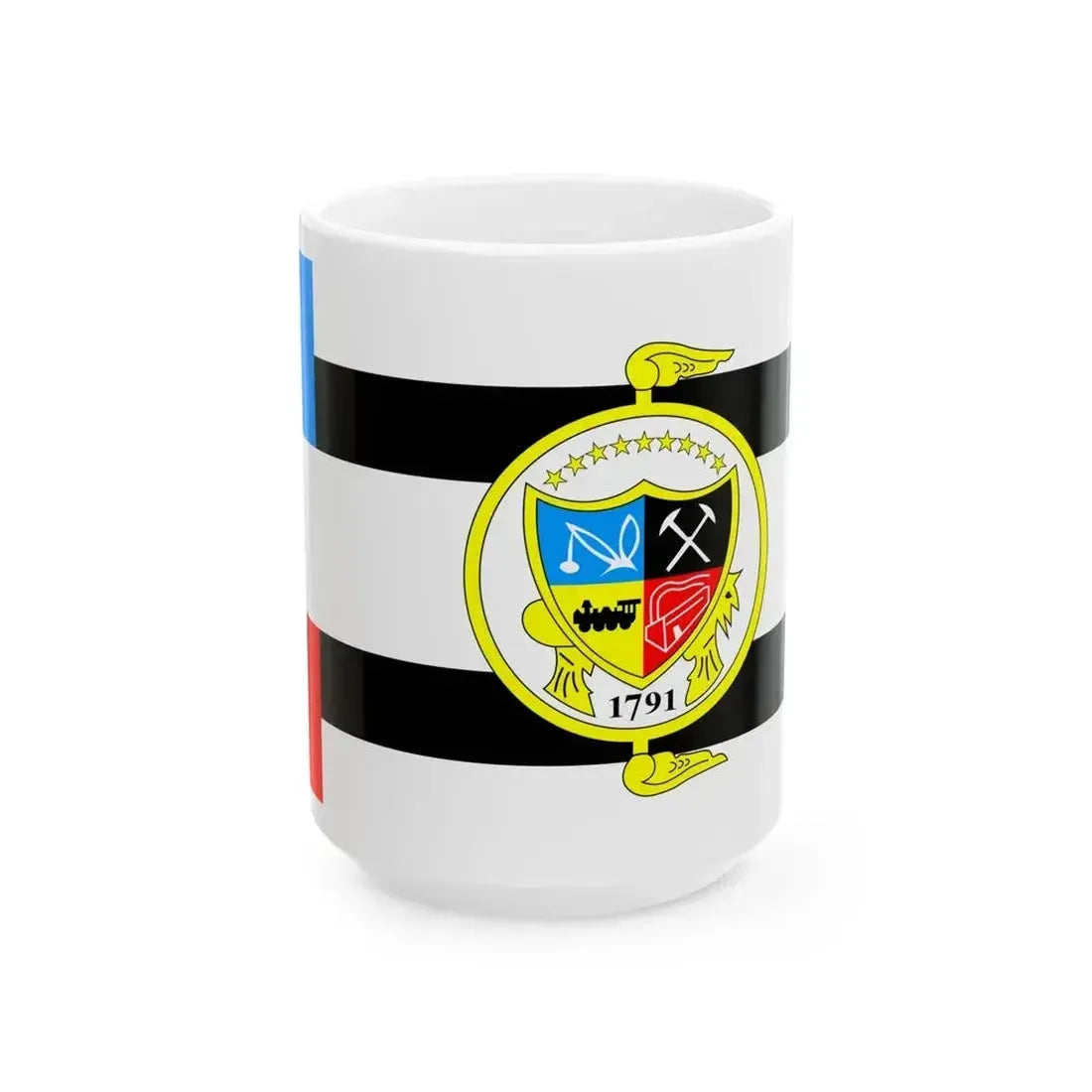 Flag of Knoxville Tennessee (United States) White Coffee Mug 15oz - Go Mug Yourself