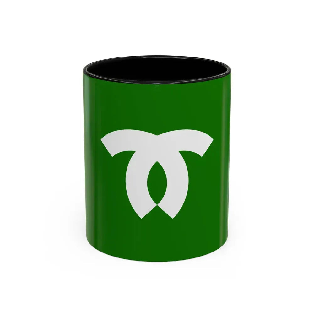 Flag of Kobe Japan - Accent Coffee Mug 11oz Black - Go Mug Yourself