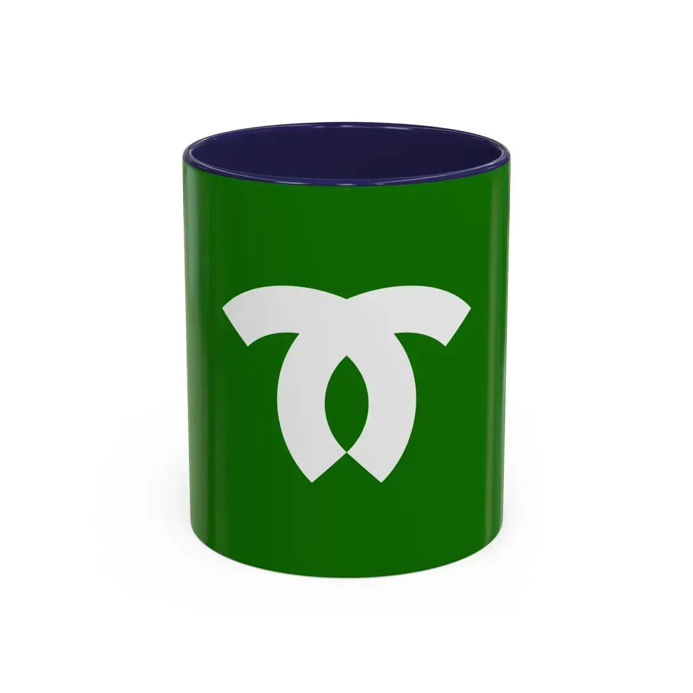 Flag of Kobe Japan - Accent Coffee Mug 11oz Navy - Go Mug Yourself