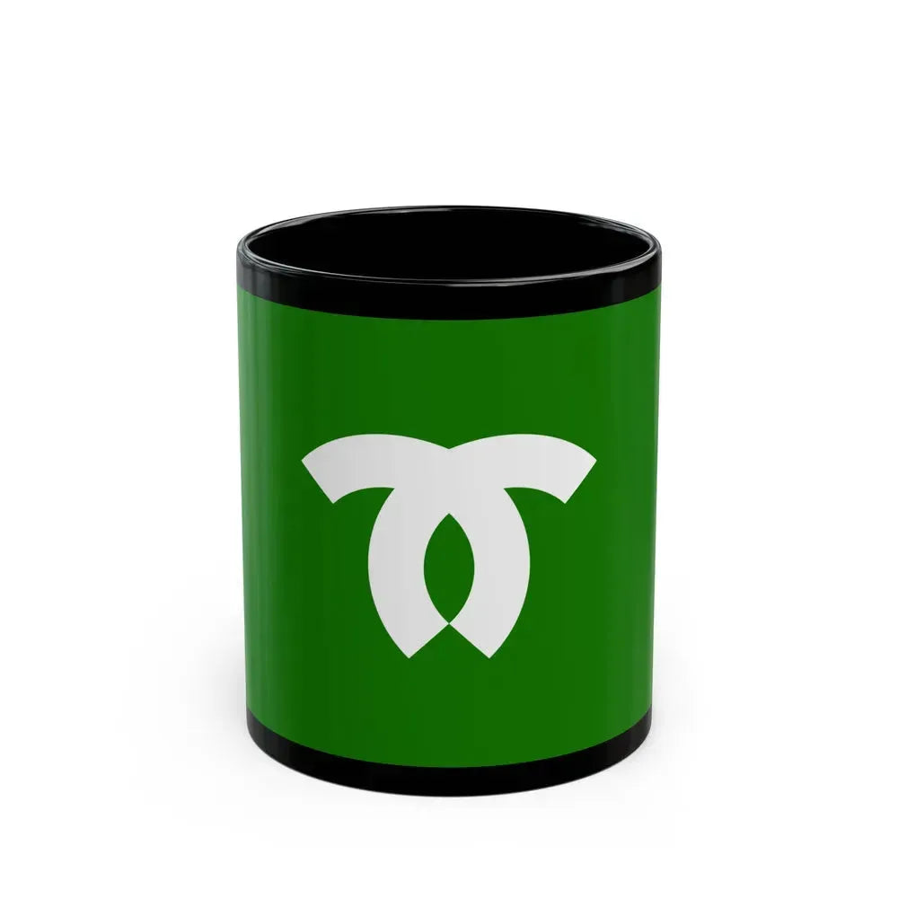 Flag of Kobe Japan - Black Coffee Mug 11oz - Go Mug Yourself