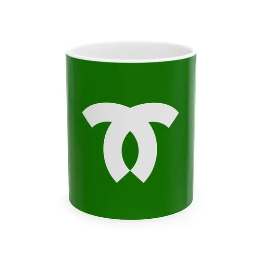 Flag of Kobe Japan - White Coffee Mug 11oz - Go Mug Yourself