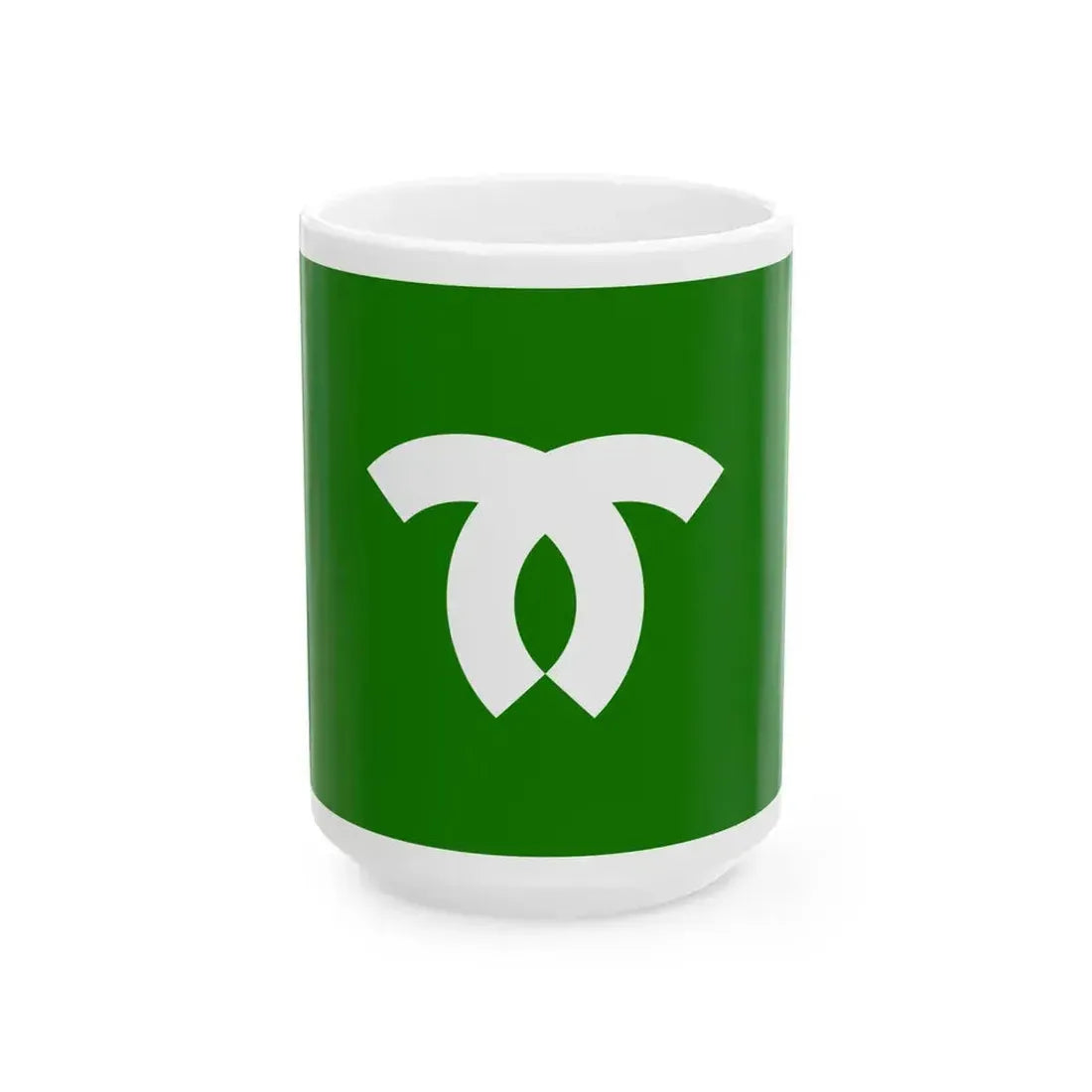 Flag of Kobe Japan - White Coffee Mug 15oz - Go Mug Yourself