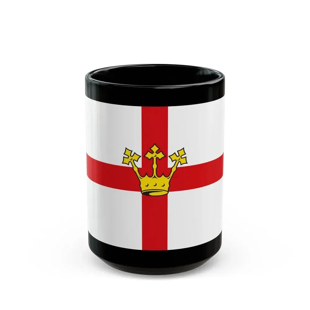 Flag of Koblenz Germany - Black Coffee Mug 15oz - Go Mug Yourself