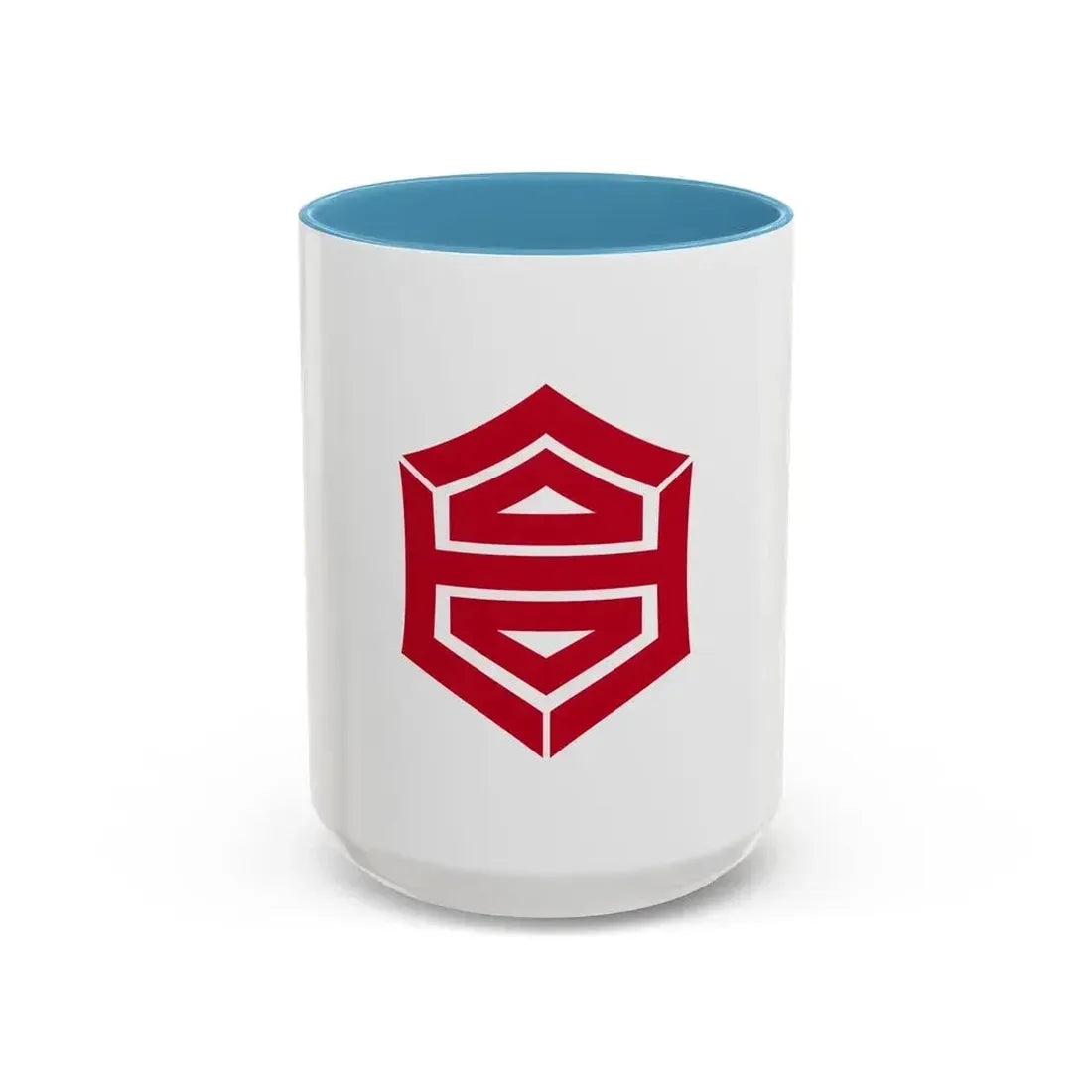 Flag of Kochi Kochi Japan - Accent Coffee Mug 15oz Light Blue - Go Mug Yourself