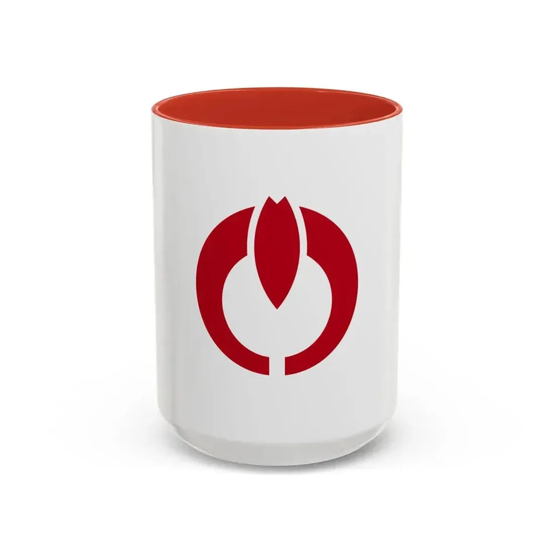 Flag of Koganei Tokyo Japan - Accent Coffee Mug 15oz Red - Go Mug Yourself