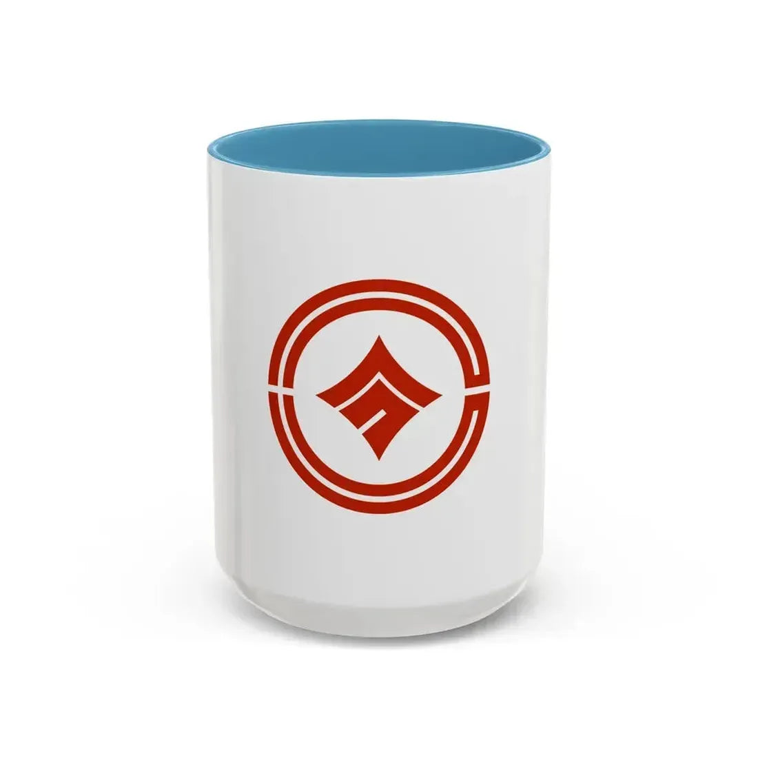 Flag of Kokubunji Tokyo Japan - Accent Coffee Mug 15oz Light Blue - Go Mug Yourself