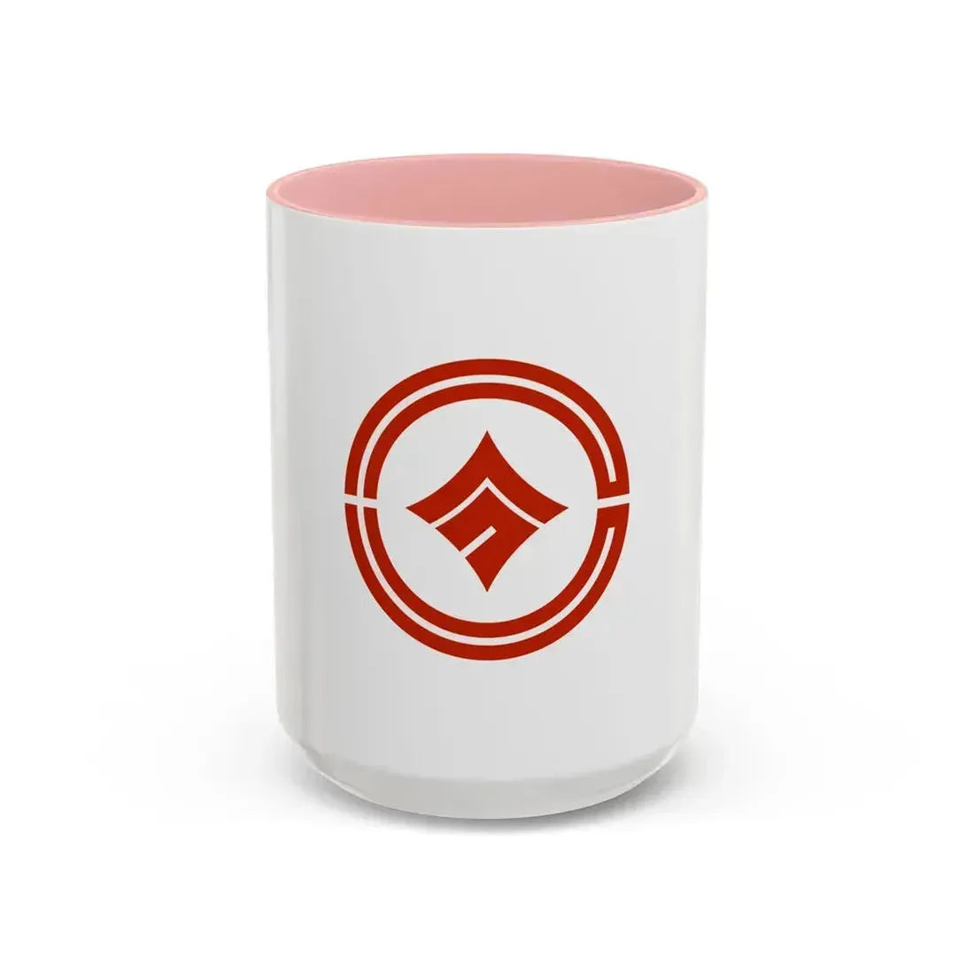 Flag of Kokubunji Tokyo Japan - Accent Coffee Mug 15oz Pink - Go Mug Yourself