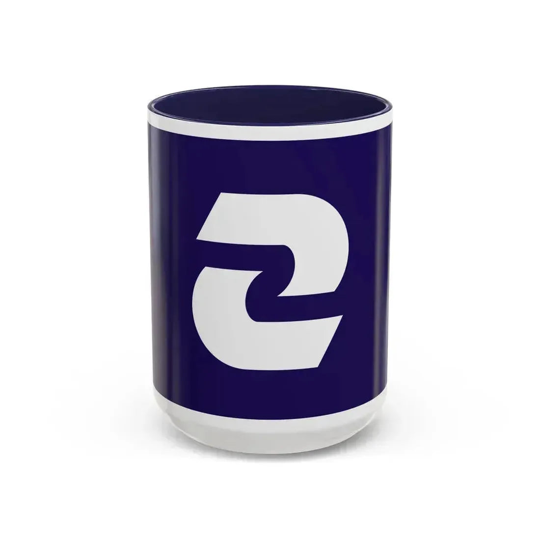 Flag of Komae Tokyo Japan - Accent Coffee Mug 15oz Navy - Go Mug Yourself