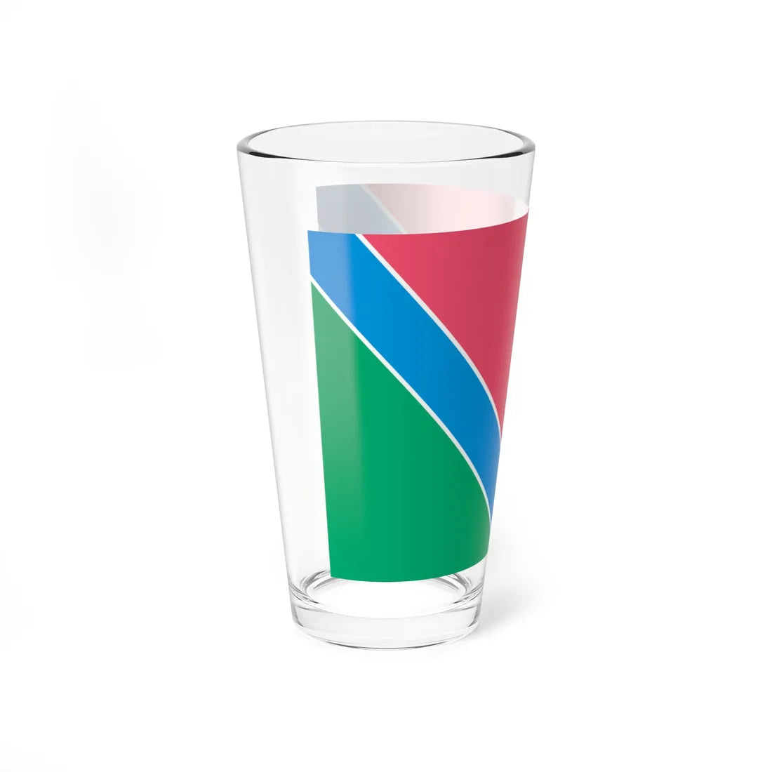 Flag of Kompaniivka raion (Ukraine) Pint Glass 16oz - Go Mug Yourself