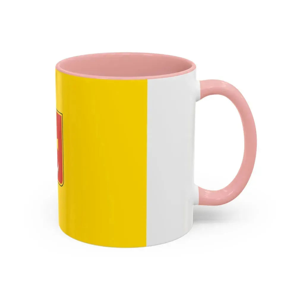 Flag of Konotop Ukraine - Accent Coffee Mug - Go Mug Yourself