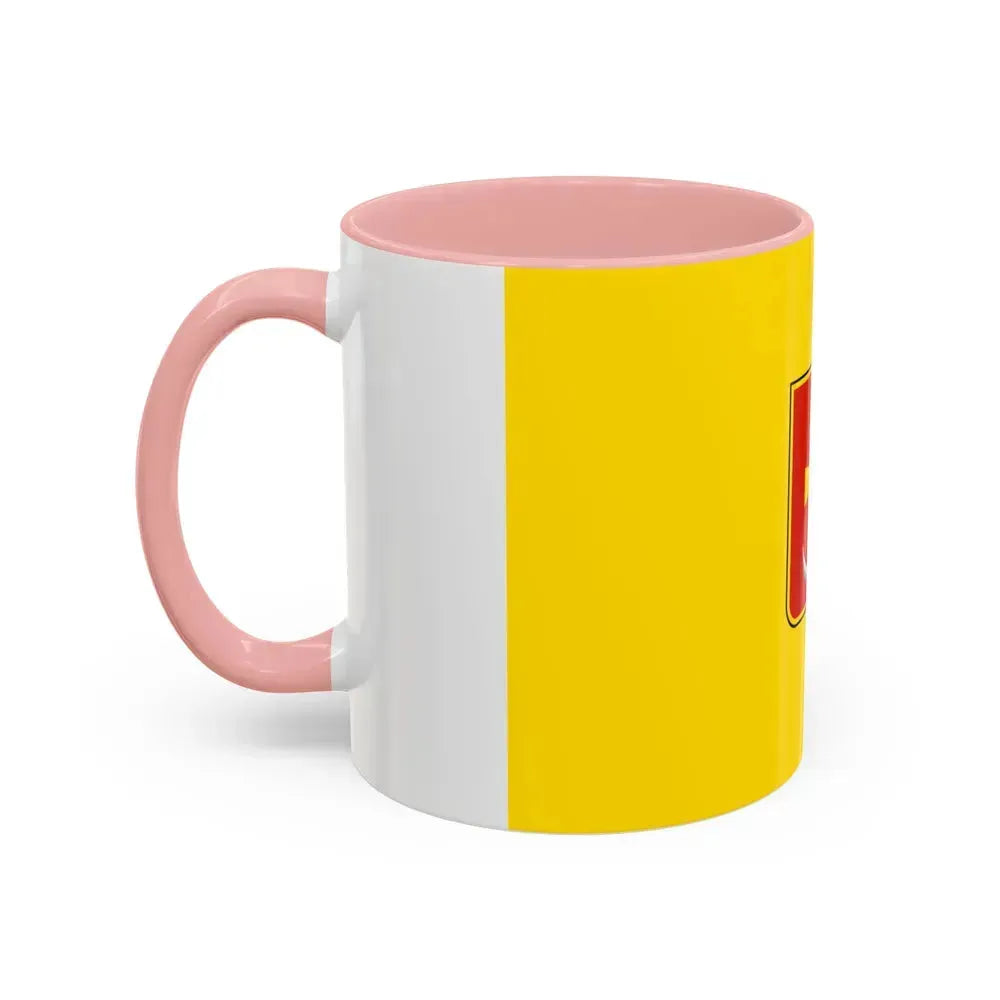 Flag of Konotop Ukraine - Accent Coffee Mug - Go Mug Yourself