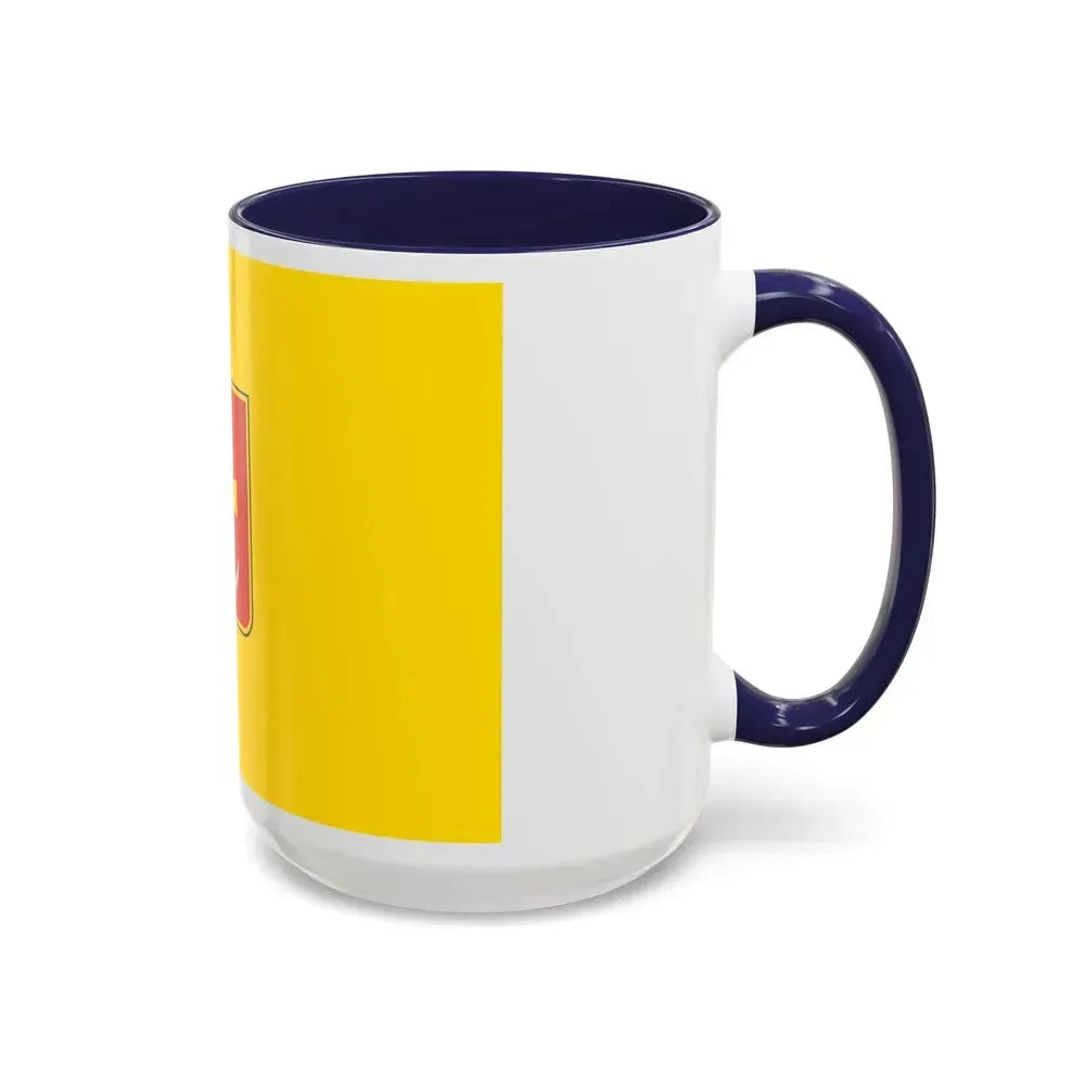 Flag of Konotop Ukraine - Accent Coffee Mug - Go Mug Yourself