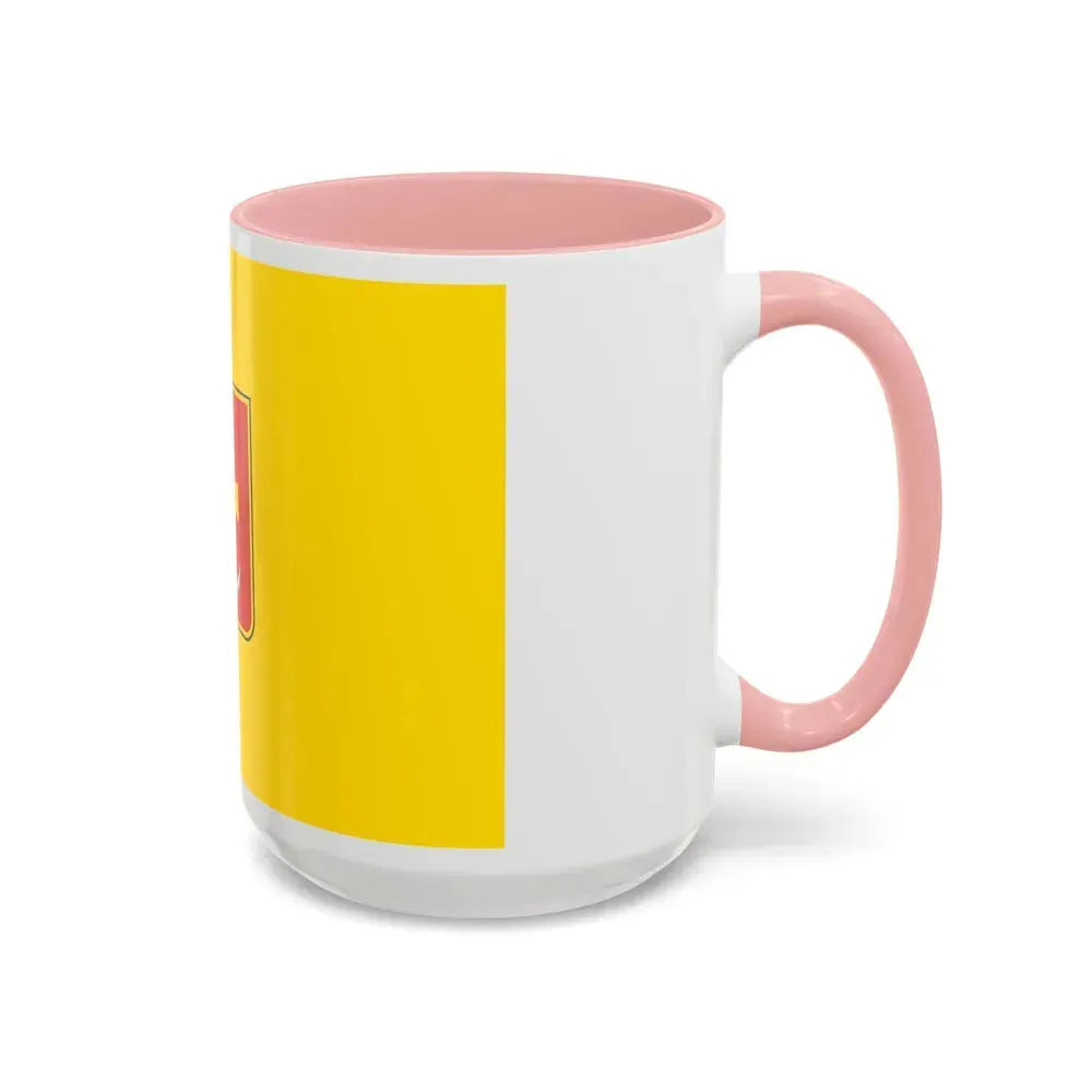 Flag of Konotop Ukraine - Accent Coffee Mug - Go Mug Yourself