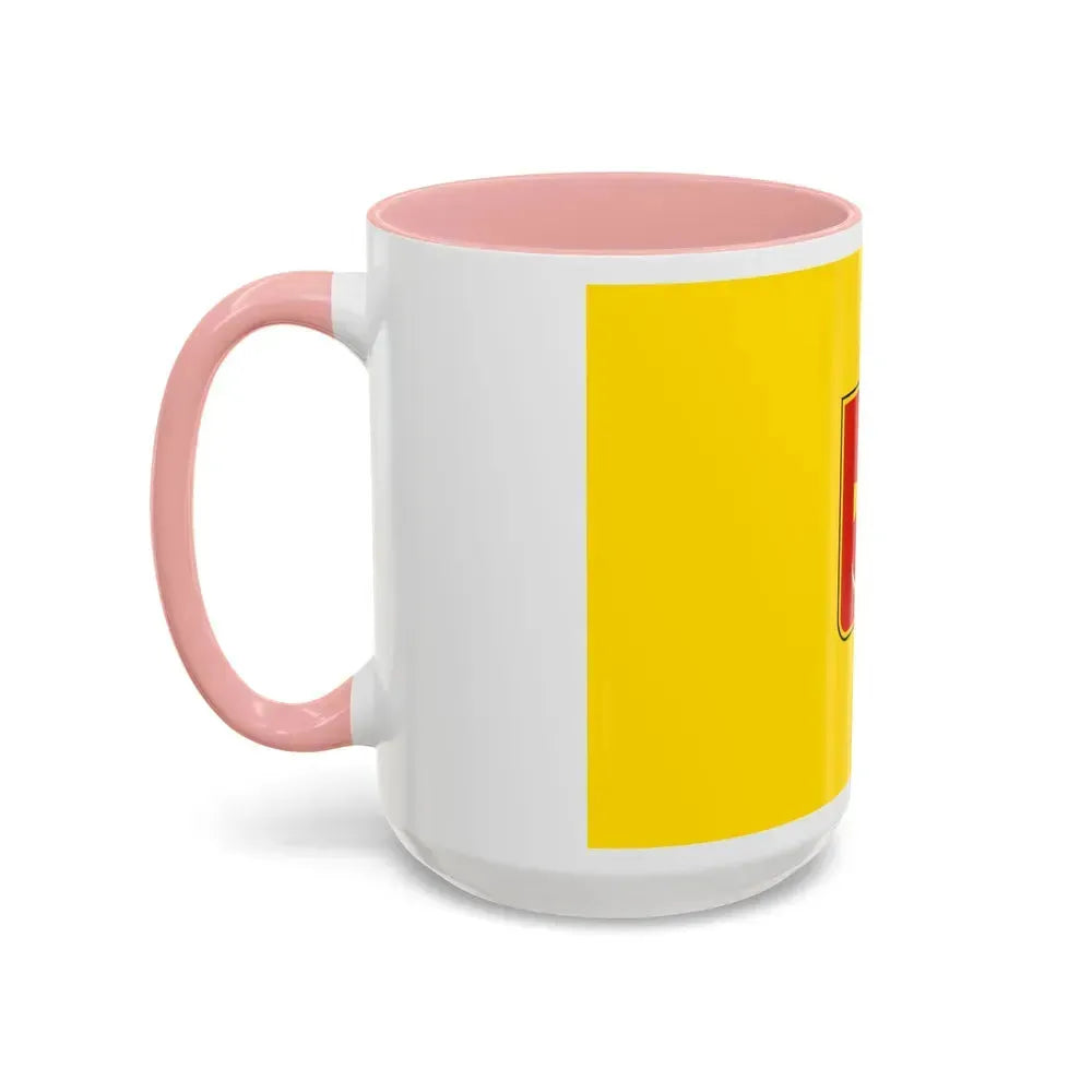 Flag of Konotop Ukraine - Accent Coffee Mug - Go Mug Yourself