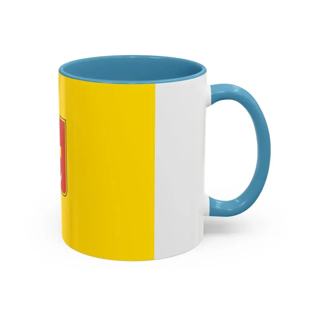 Flag of Konotop Ukraine - Accent Coffee Mug - Go Mug Yourself