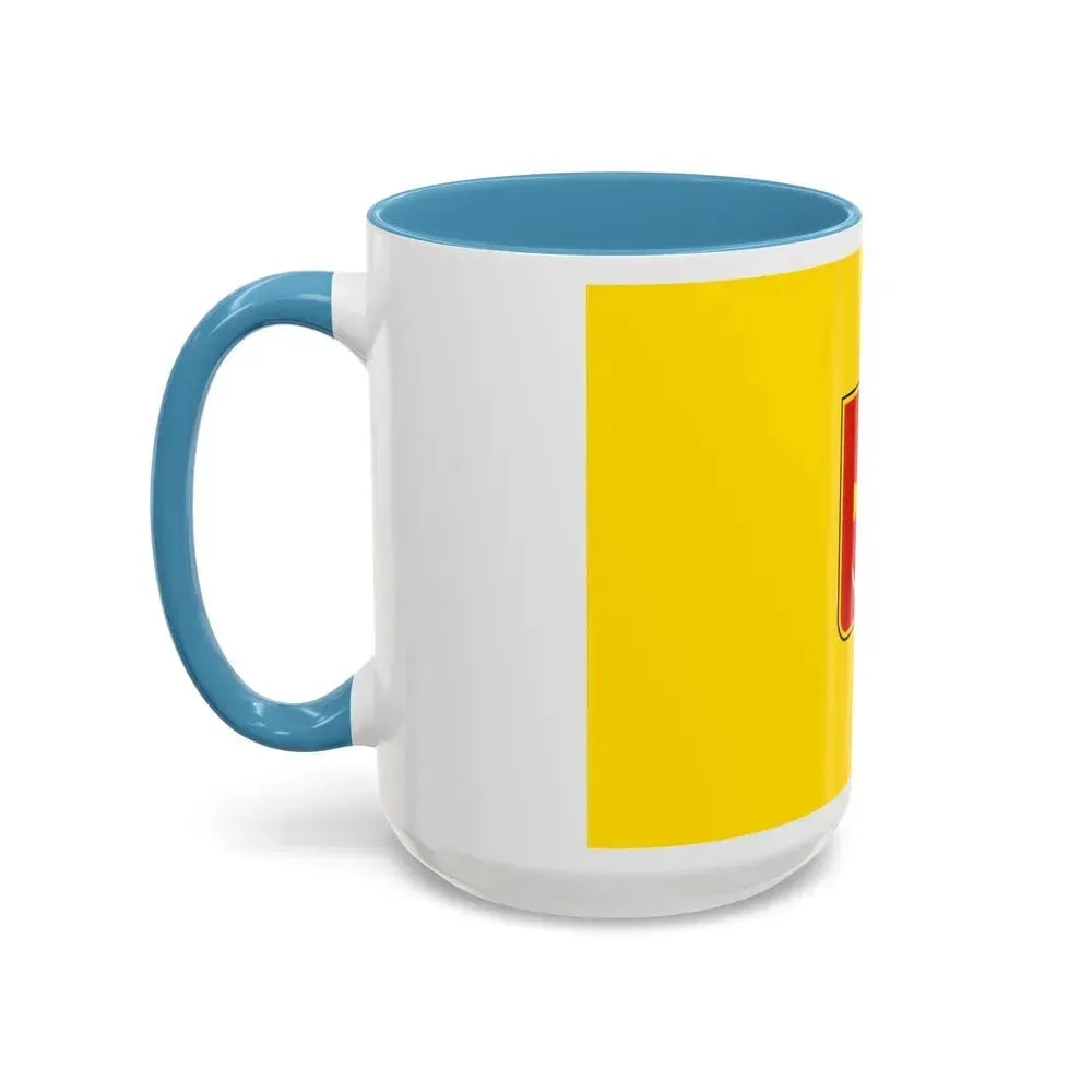 Flag of Konotop Ukraine - Accent Coffee Mug - Go Mug Yourself