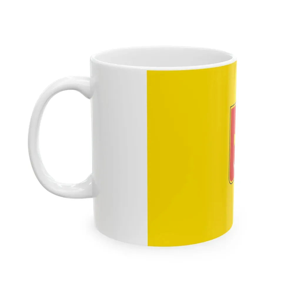 Flag of Konotop Ukraine - White Coffee Mug - Go Mug Yourself
