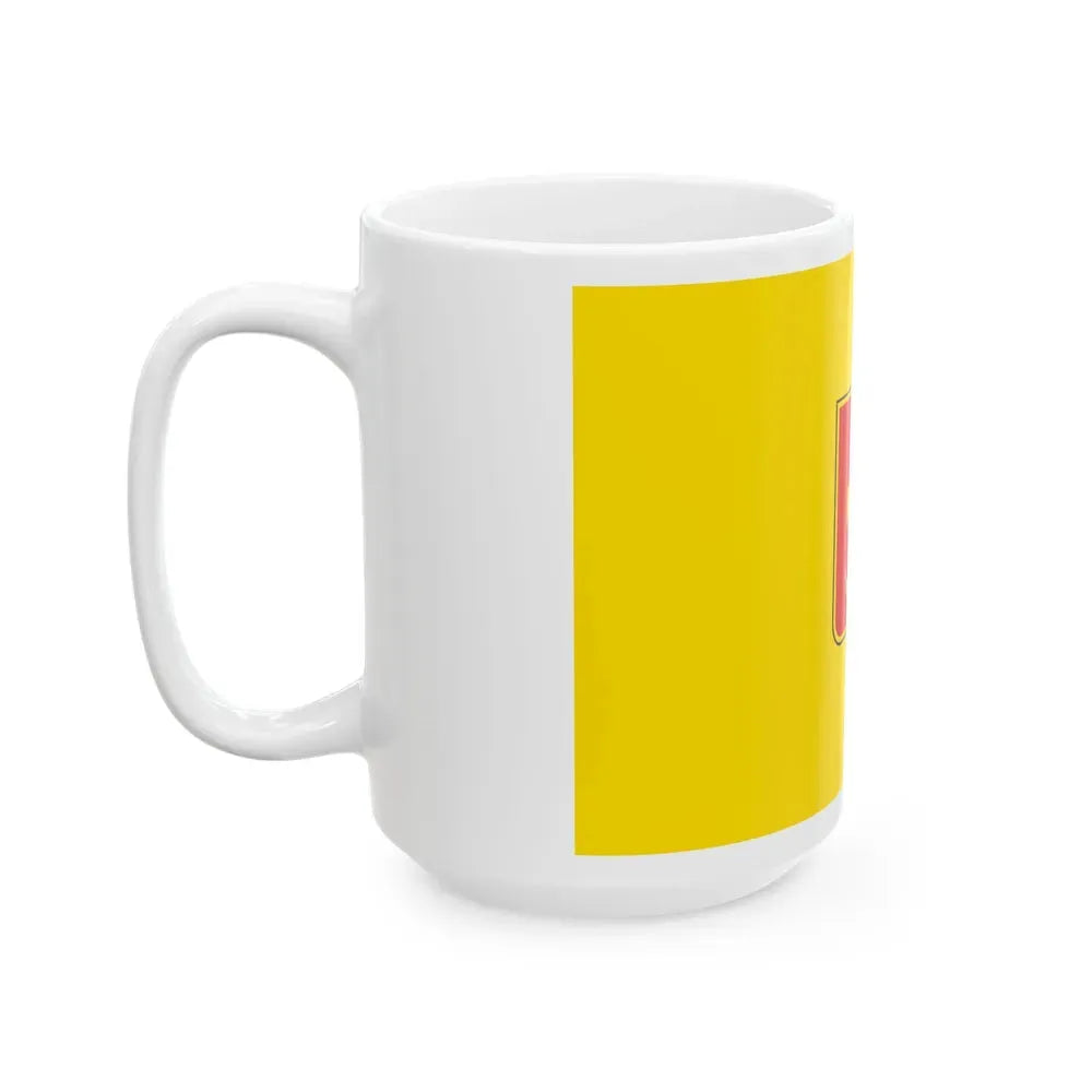 Flag of Konotop Ukraine - White Coffee Mug - Go Mug Yourself