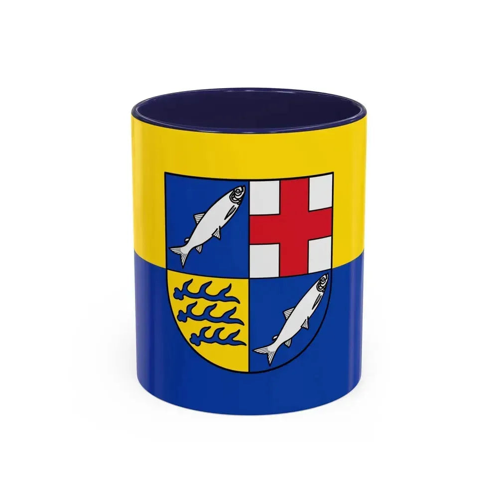 Flag of Konstanz Germany - Accent Coffee Mug 11oz Navy - Go Mug Yourself