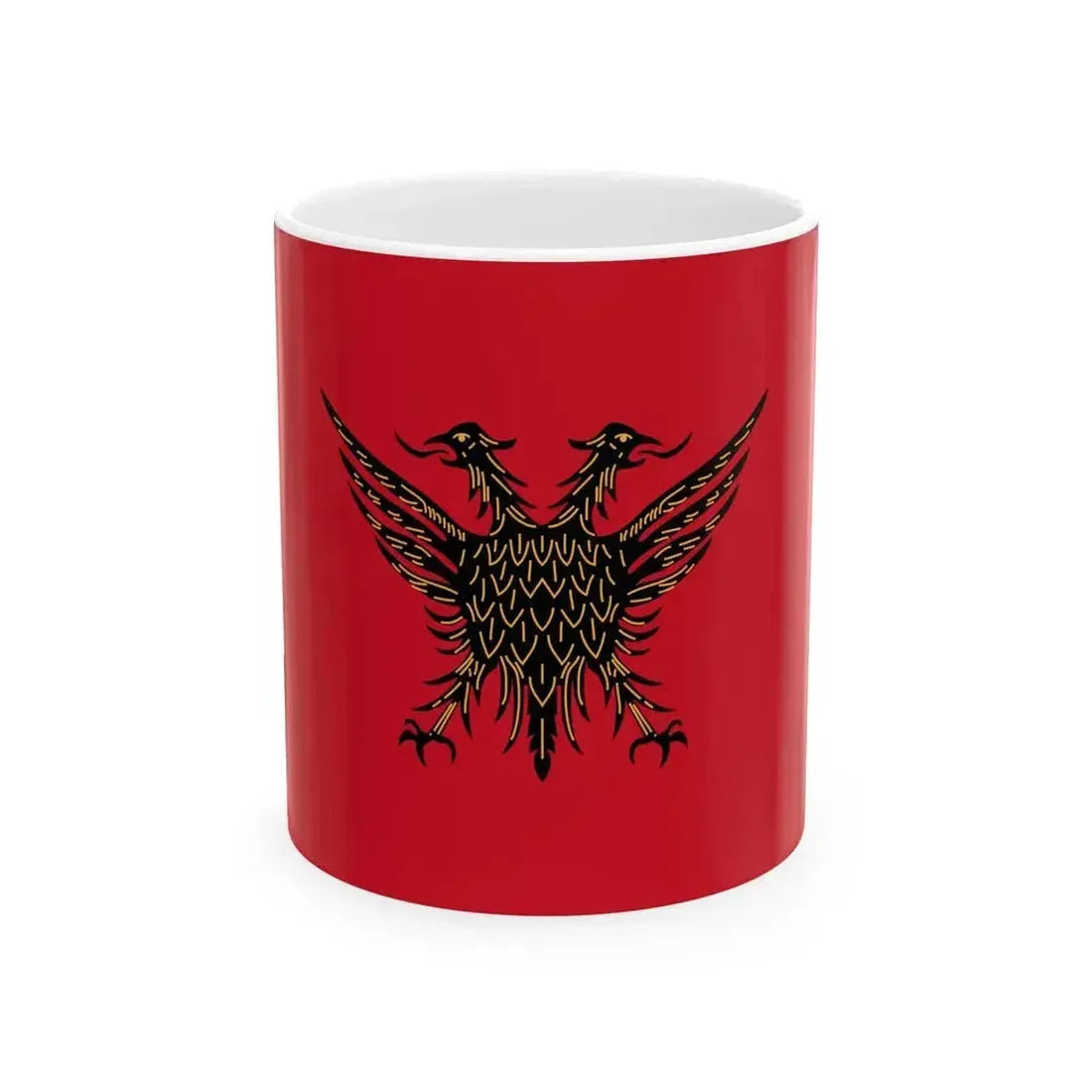 Flag of Koritsa (Albania) White Coffee Mug 11oz - Go Mug Yourself