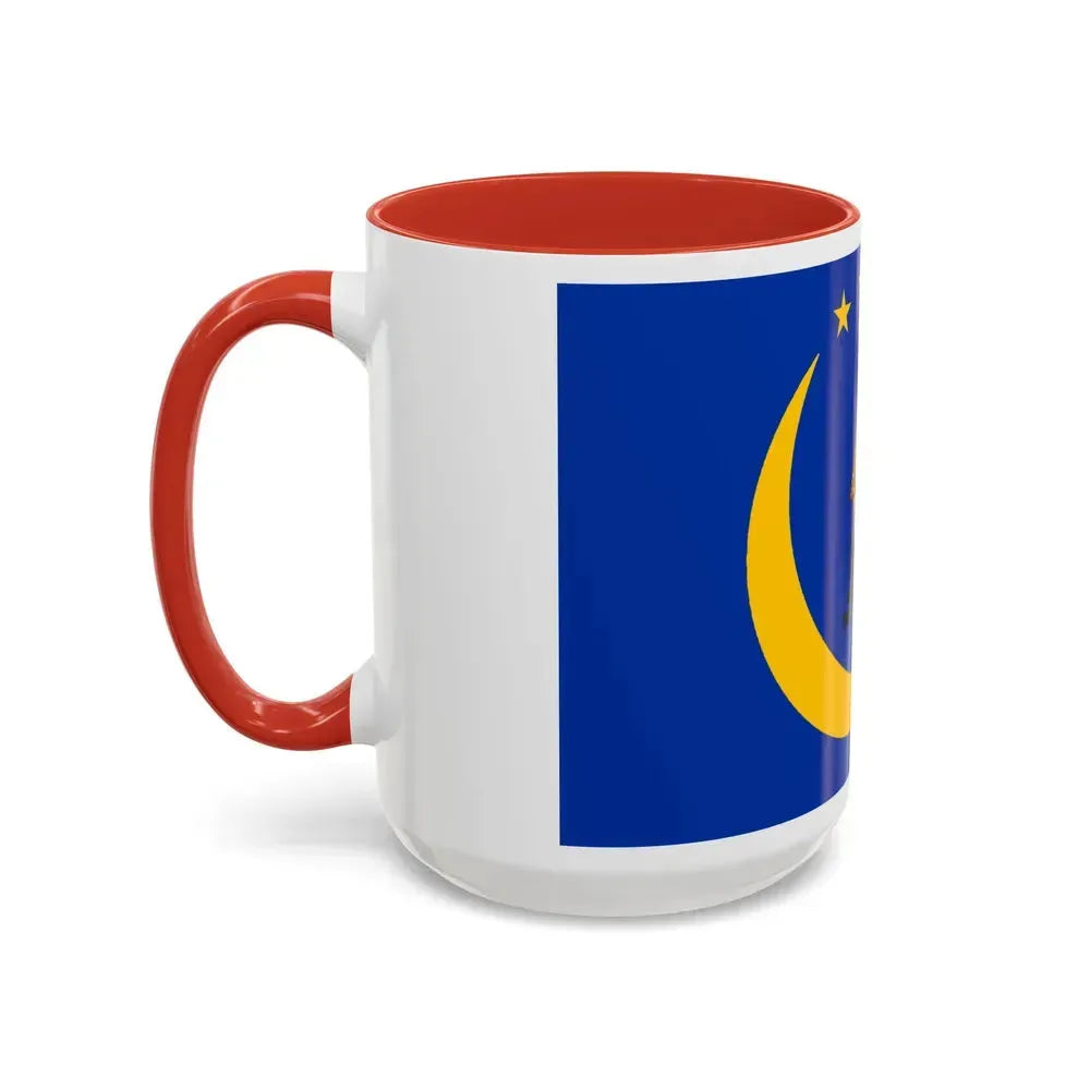 Flag of Koror Palau - Accent Coffee Mug - Go Mug Yourself