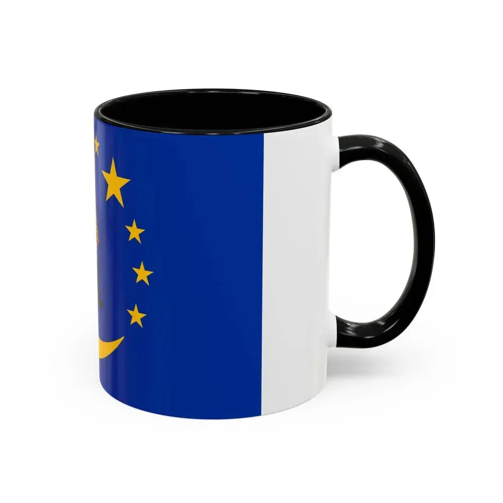 Flag of Koror Palau - Accent Coffee Mug - Go Mug Yourself
