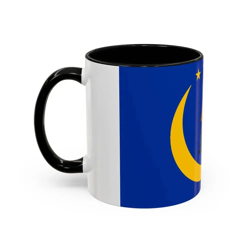 Flag of Koror Palau - Accent Coffee Mug - Go Mug Yourself