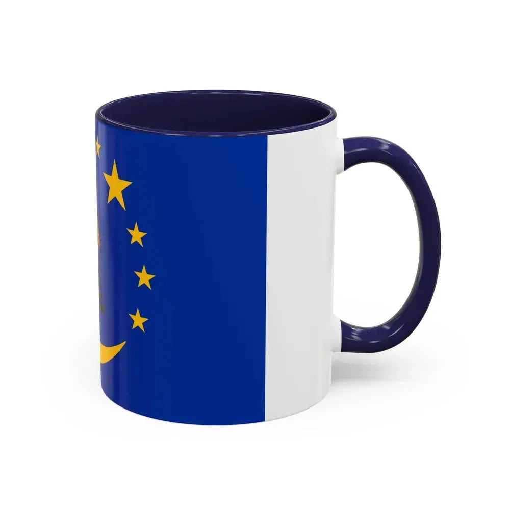 Flag of Koror Palau - Accent Coffee Mug - Go Mug Yourself