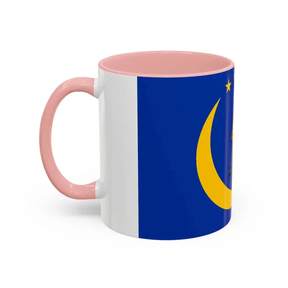 Flag of Koror Palau - Accent Coffee Mug - Go Mug Yourself