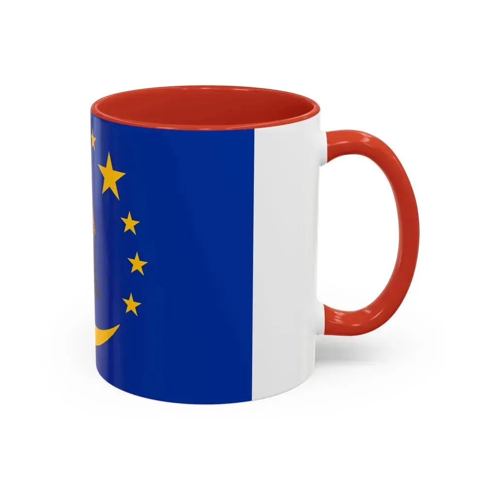 Flag of Koror Palau - Accent Coffee Mug - Go Mug Yourself