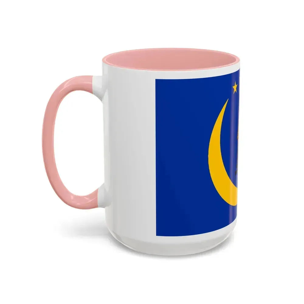 Flag of Koror Palau - Accent Coffee Mug - Go Mug Yourself