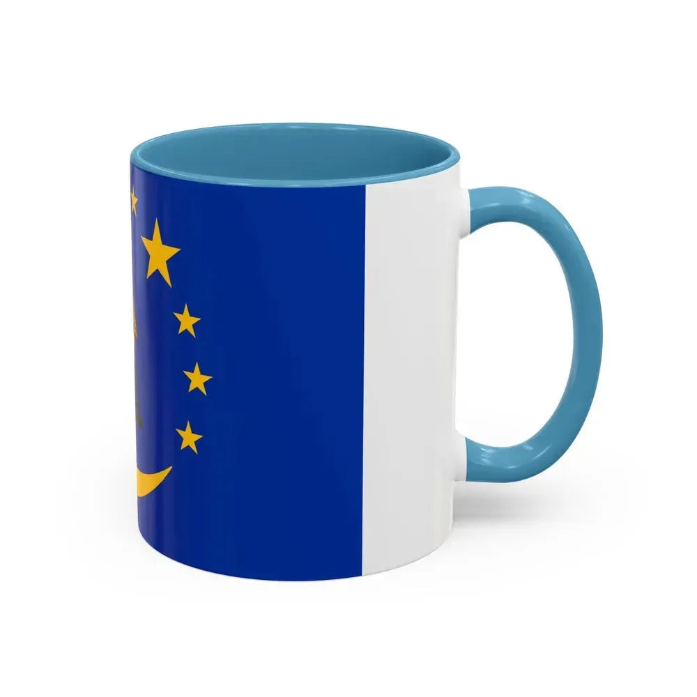 Flag of Koror Palau - Accent Coffee Mug - Go Mug Yourself