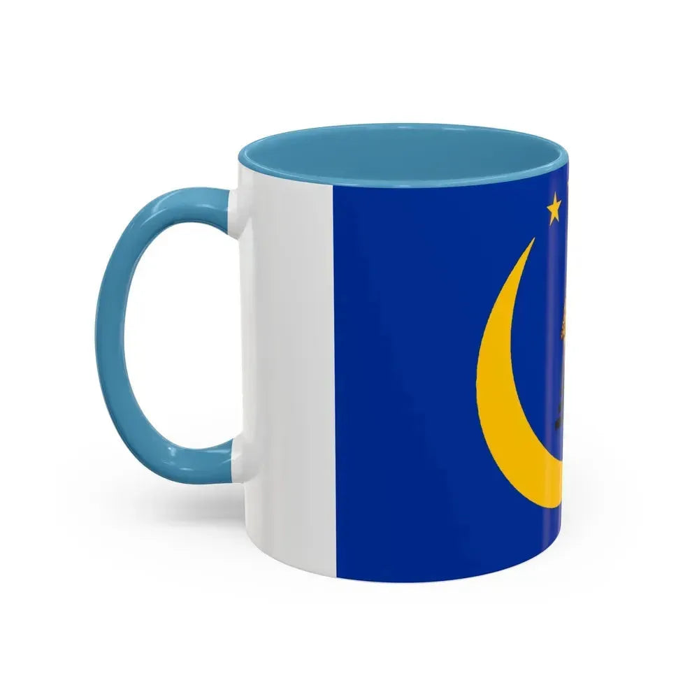 Flag of Koror Palau - Accent Coffee Mug - Go Mug Yourself