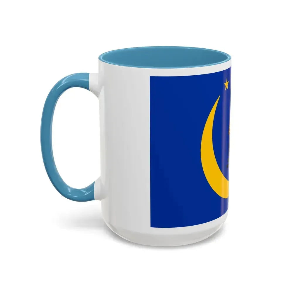 Flag of Koror Palau - Accent Coffee Mug - Go Mug Yourself