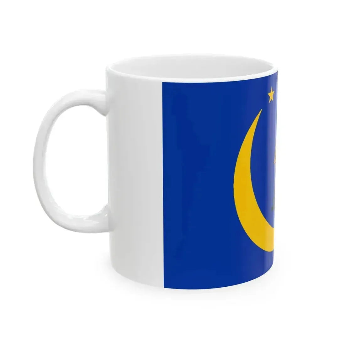 Flag of Koror Palau - White Coffee Mug - Go Mug Yourself