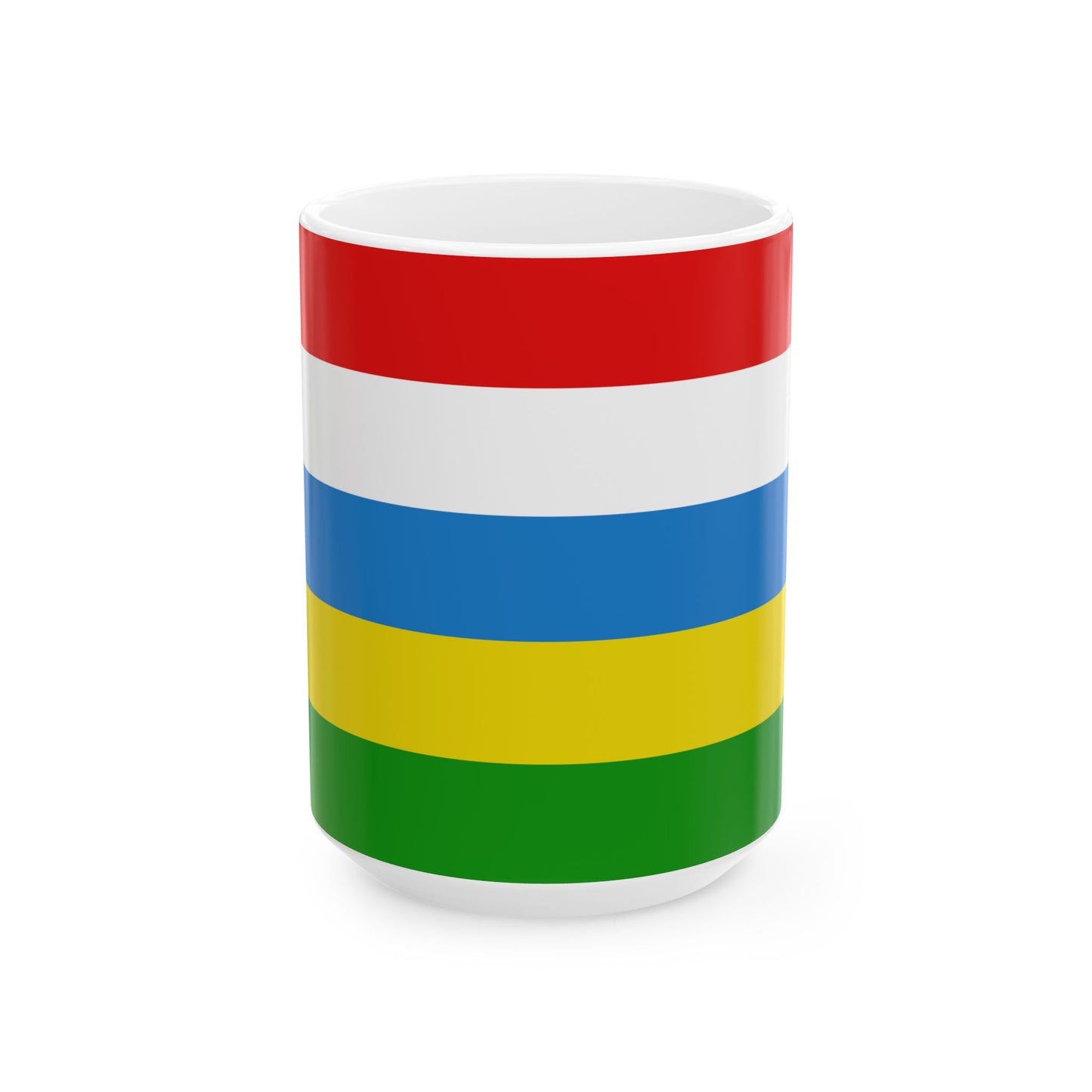 Flag of Kortenberg (Belgium) White Coffee Mug-15oz-Go Mug Yourself