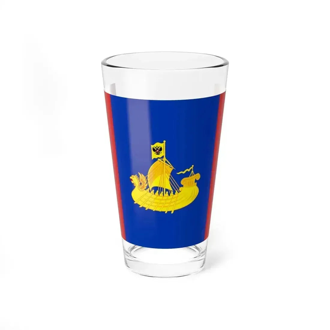 Flag of Kostroma Oblast Russia - Pint Glass 16oz 16oz - Go Mug Yourself