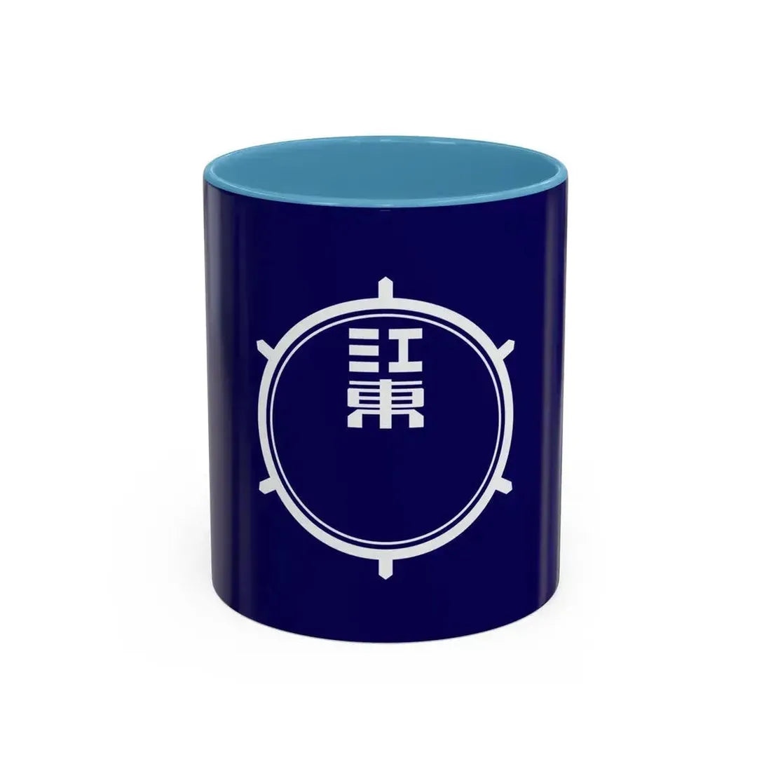 Flag of Koto Tokyo Japan - Accent Coffee Mug 11oz Light Blue - Go Mug Yourself