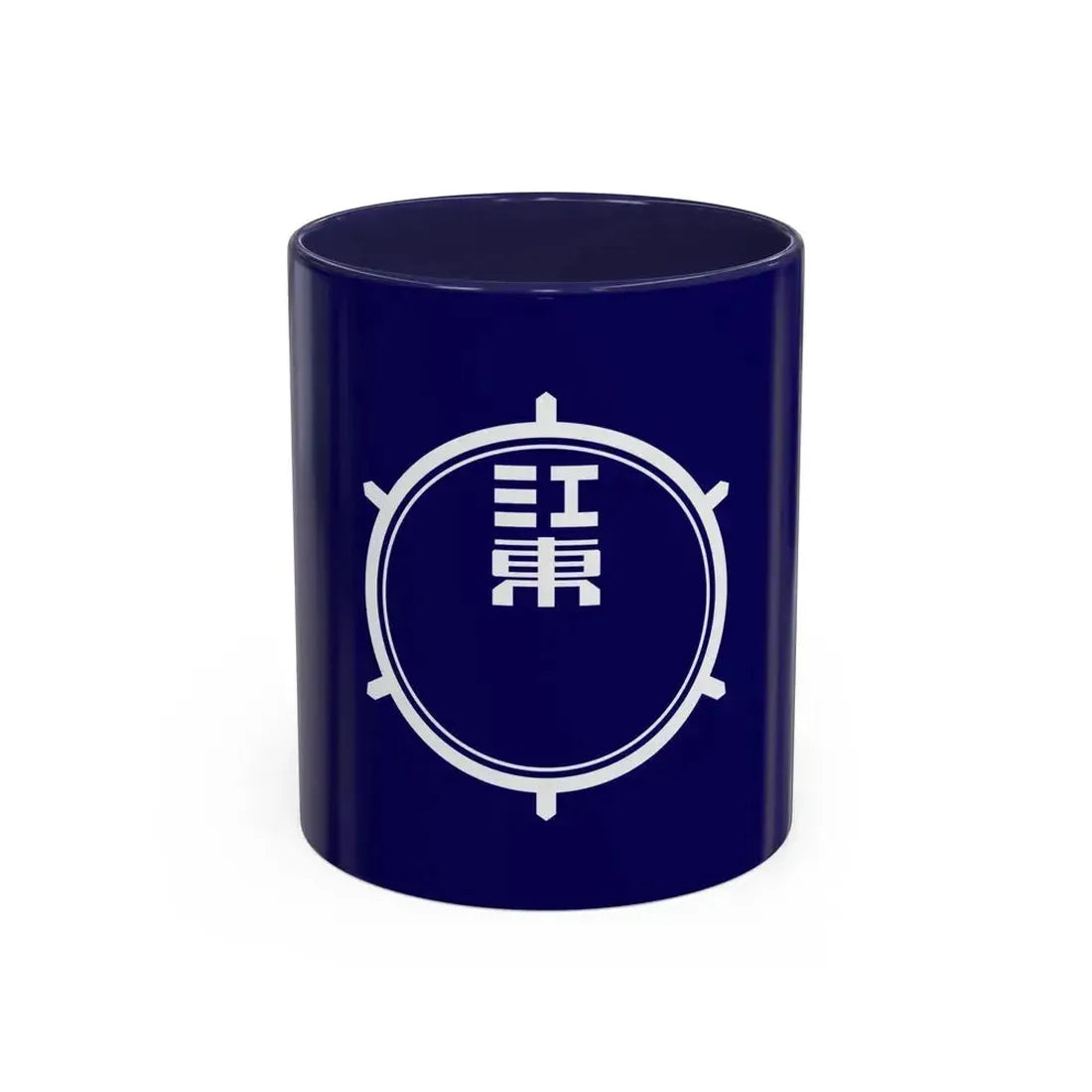 Flag of Koto Tokyo Japan - Accent Coffee Mug 11oz Navy - Go Mug Yourself