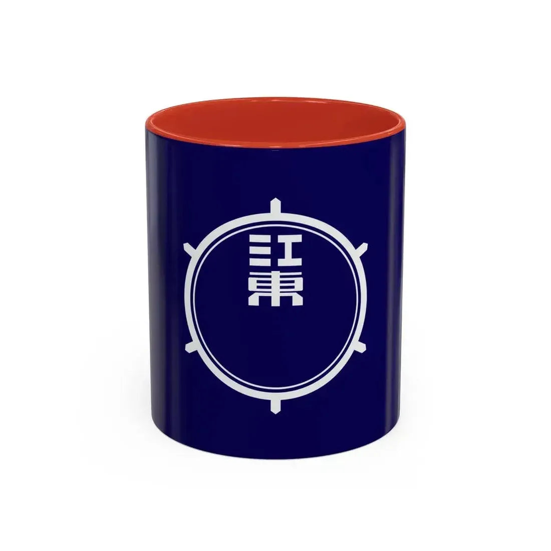 Flag of Koto Tokyo Japan - Accent Coffee Mug 11oz Red - Go Mug Yourself
